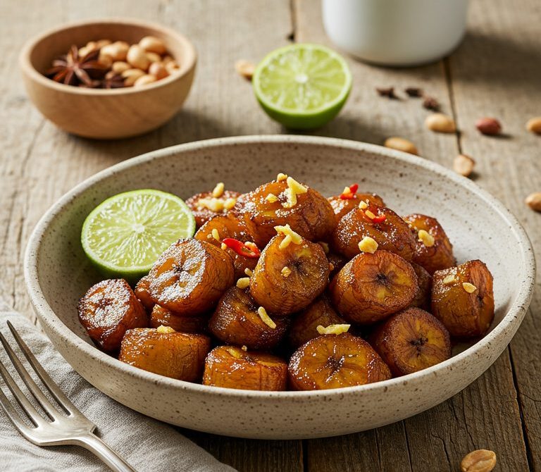 Ghanaian Kelewele: Spiced Fried Plantains