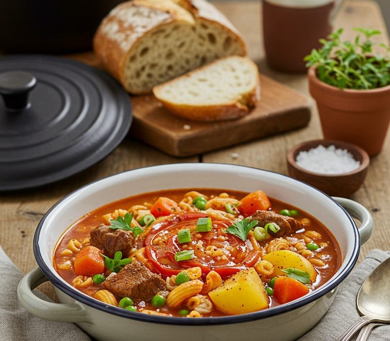 Guiso Carrero: Smoky Beef and Pasta Stew