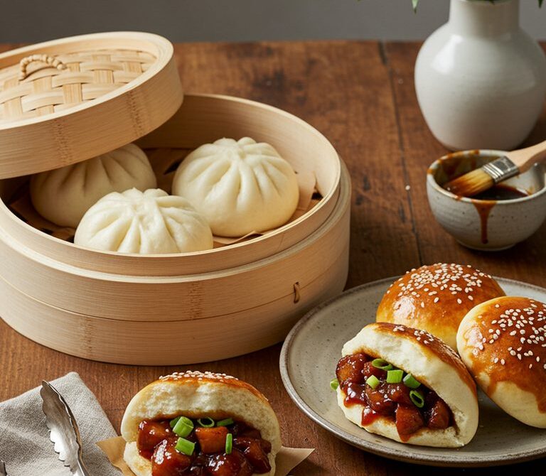 Hawaiian Manapua (Char Siu Pork Buns)