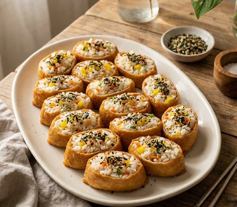 Hawaiian Okazuya-Style Cone Sushi (Inari)