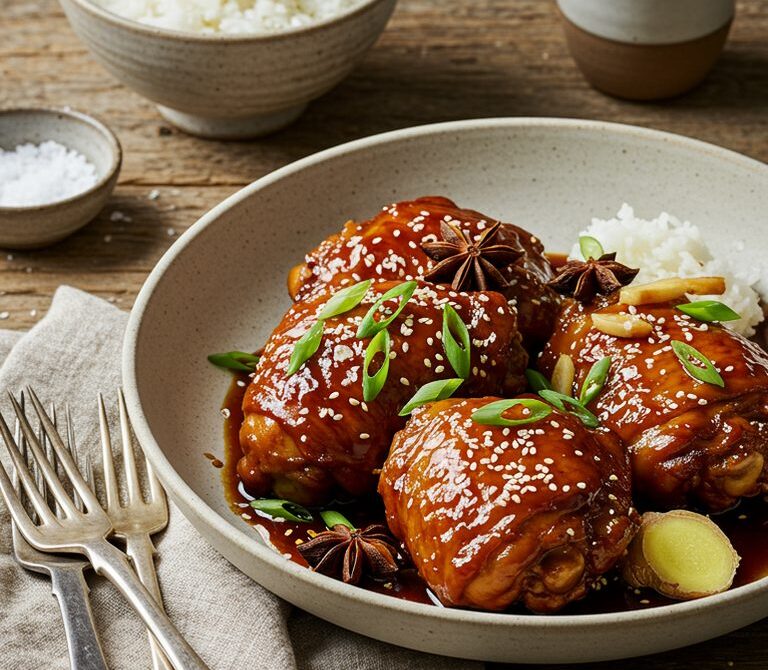 Hawaiian Shoyu Chicken with Savory-Sweet Glaze