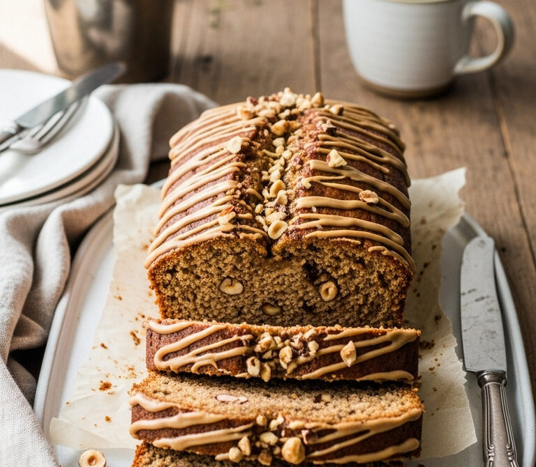 Hazelnut Brown Sugar Coffee Loaf
