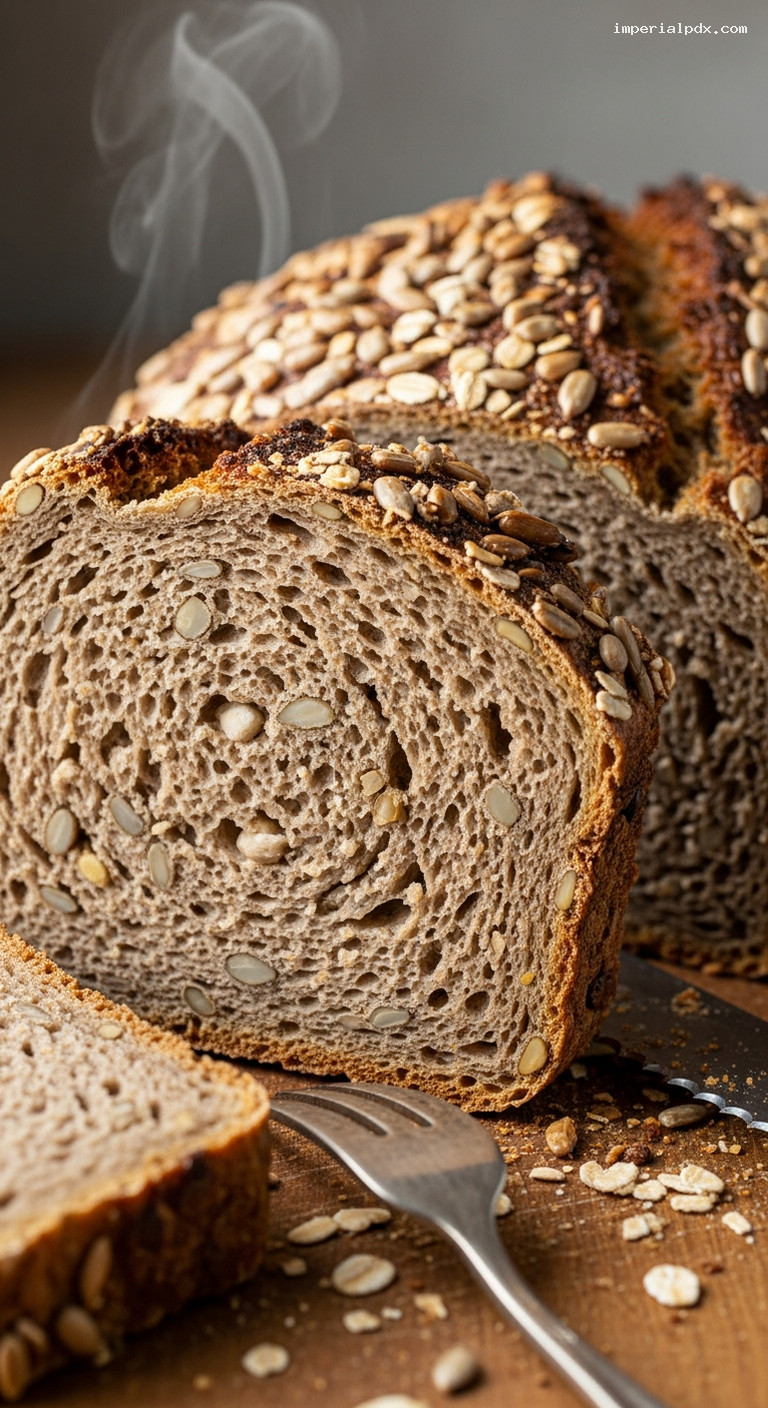 Hearty Rye and Sunflower Wholegrain Tin Loaf - Imperial Recipes