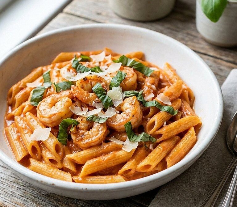 Hearty Vodka Tomato Cream Sauce with Chili Flakes