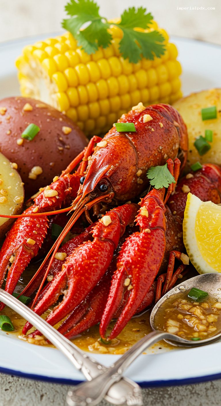 Houston-Style Viet-Cajun Crawfish Boil – Closeup