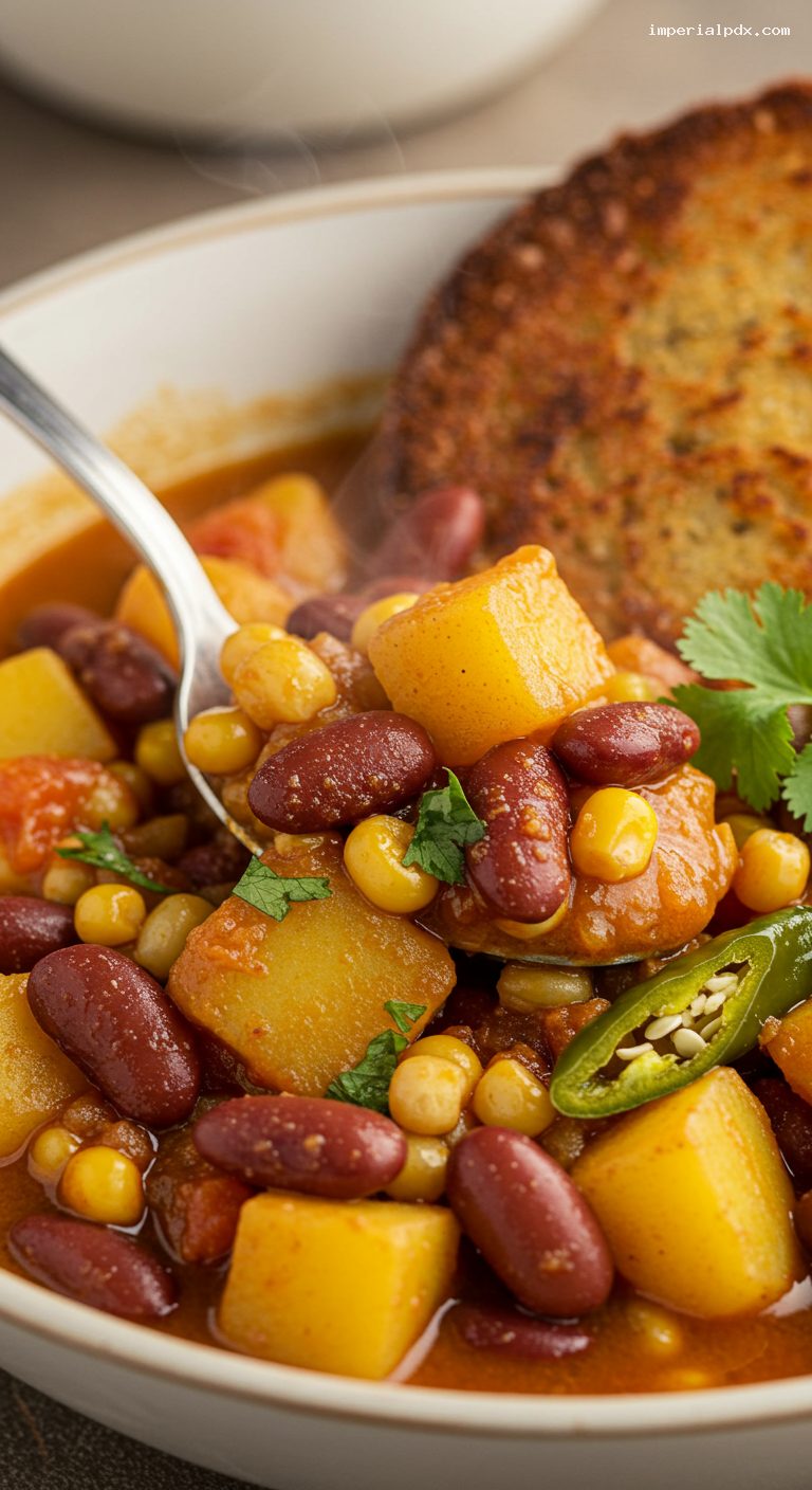 Kenyan Githeri: Curried Maize and Bean One-Pot – Closeup