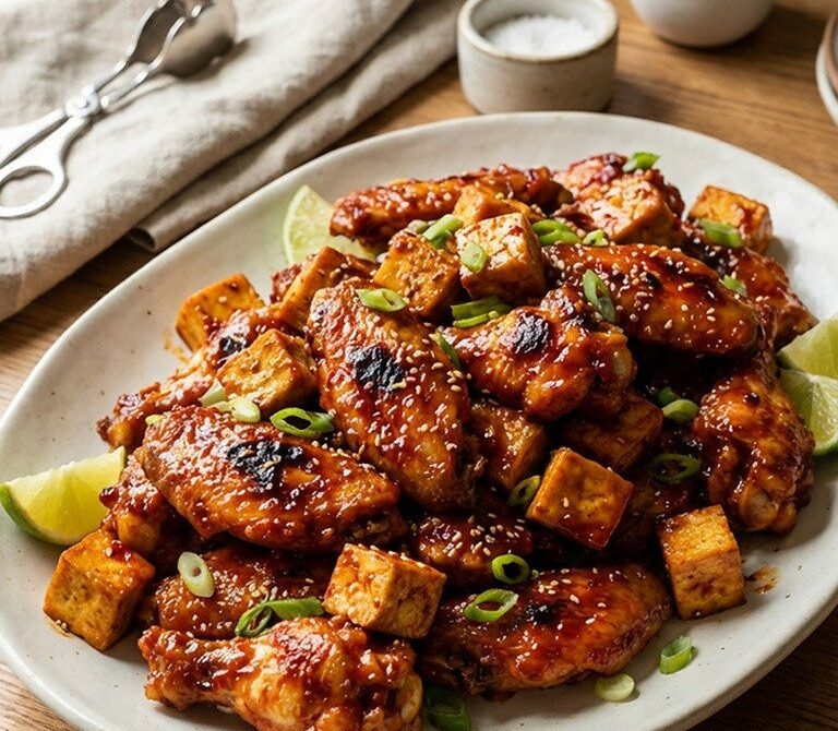 Korean Gochujang Honey Glaze for Wings or Tofu