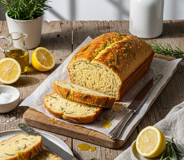 Lemon Rosemary Olive Oil Loaf