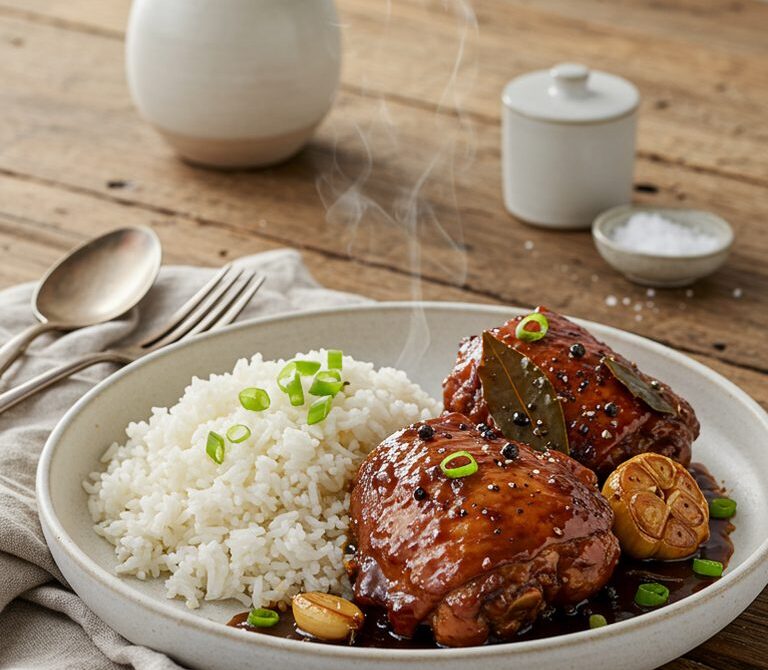Local-Style Hawaiian Chicken Adobo with Shoyu and Vinegar