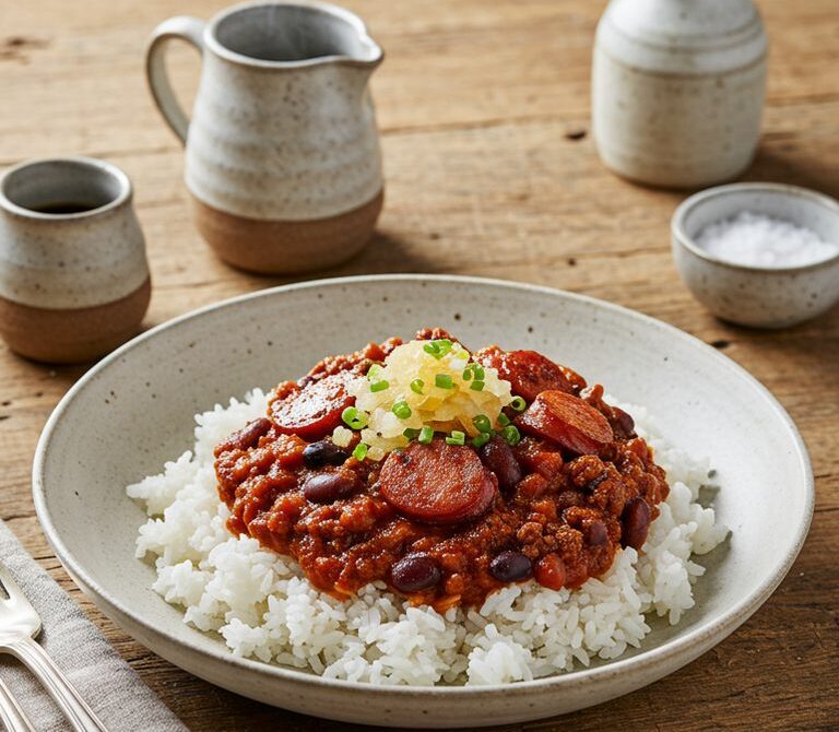Local-Style Hawaiian Chili Over Rice