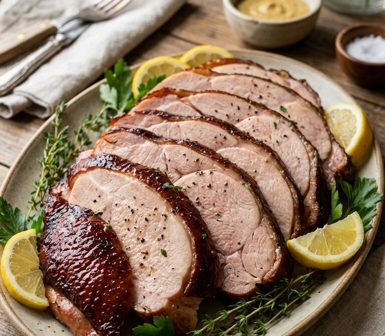 Maple-Cured Smoked Turkey Thighs for Slicing