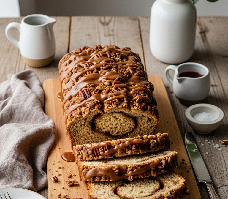 Maple Pecan Streusel Bread