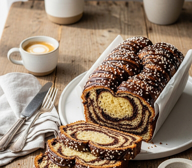 Mocha Banana Espresso Bread with Dark Chocolate Ripples