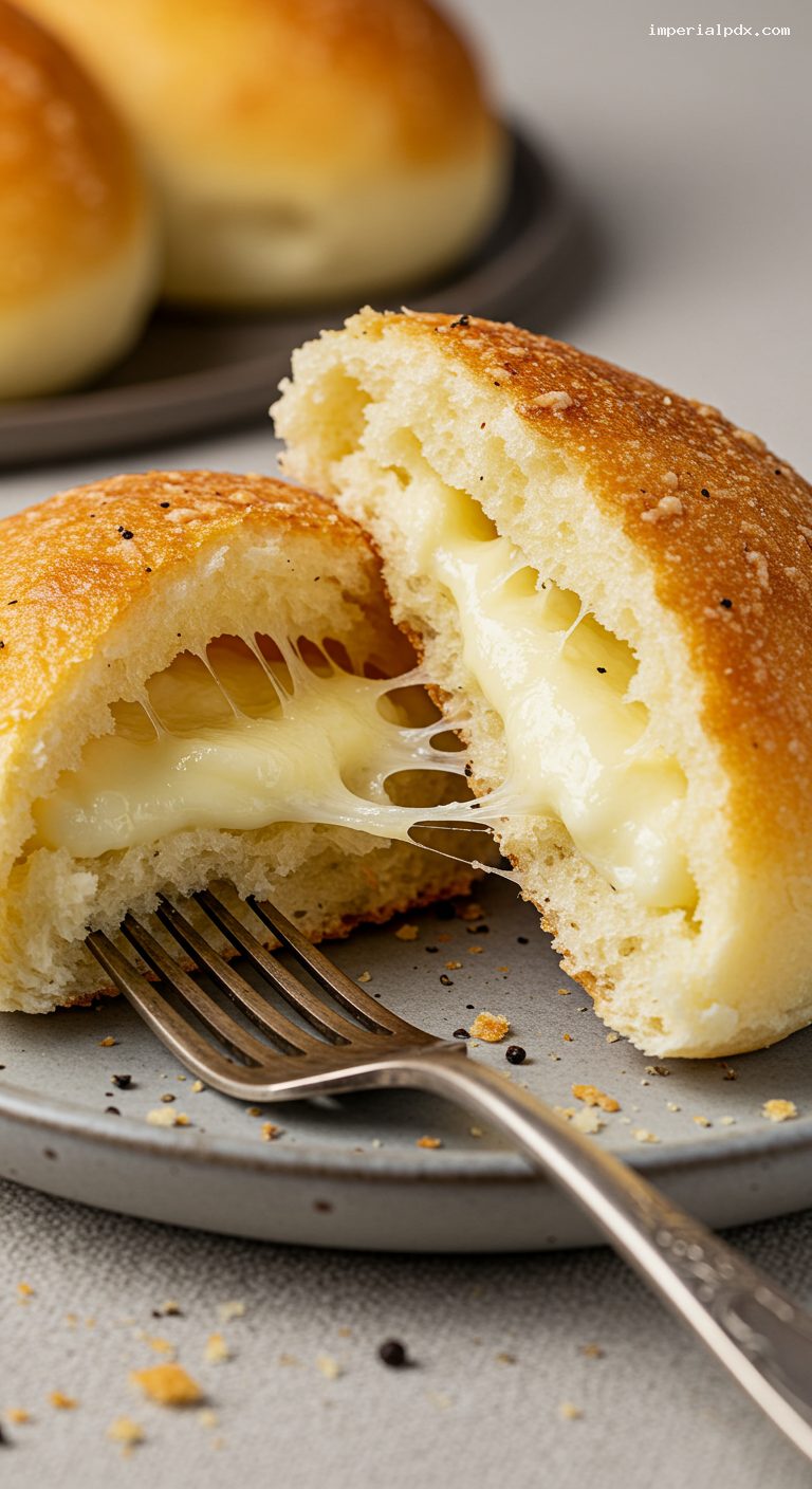 NEA-Style Chipá: Chewy Cassava Cheese Buns – Closeup