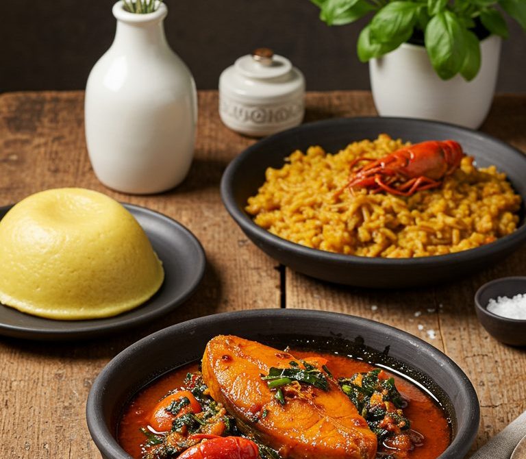 Nigerian Banga Soup with Classic Spice Blend