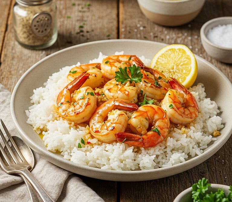 North Shore Garlic Shrimp with Butter and Lemon