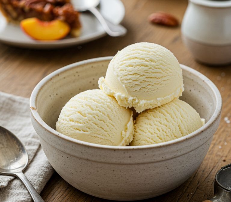 Old-Fashioned Vanilla Churn Ice Cream
