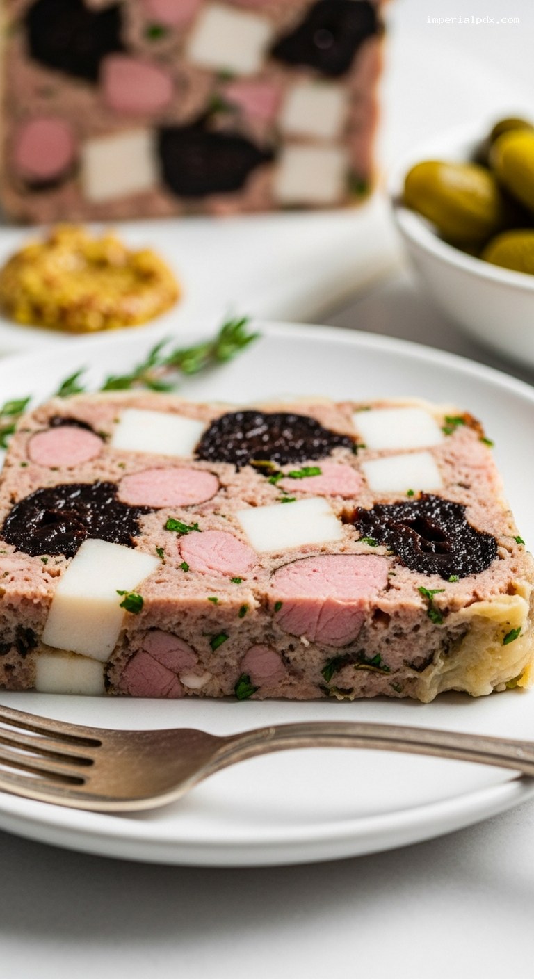 Rabbit and Prune Terrine With Brandy – Closeup
