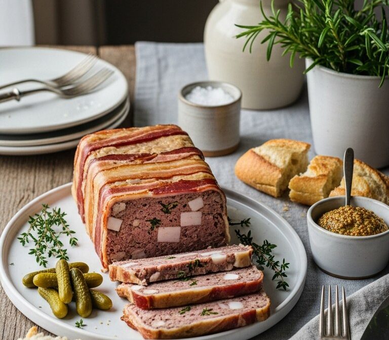 Rustic Country-Style Venison Pâté With Red Wine
