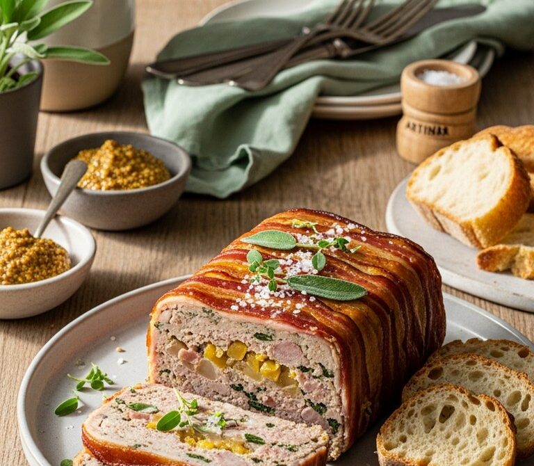 Rustic Pork, Apple and Sage Pâté Loaf