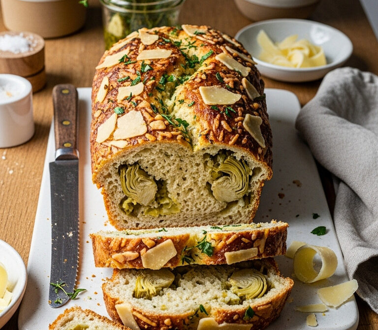 Savory Artichoke-Parmesan Herb Loaf