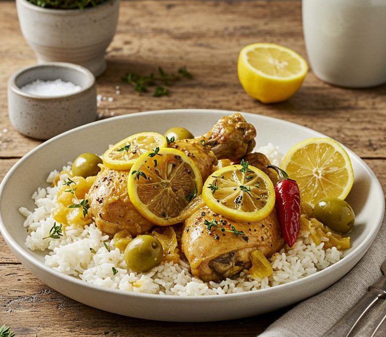 Senegalese Chicken Yassa with Caramelized Onions