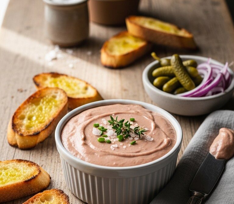 Silky Chicken Liver Mousse With Cognac and Shallots