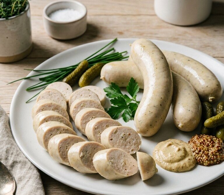 Silky Pork and Roasted Garlic Boudin Blanc