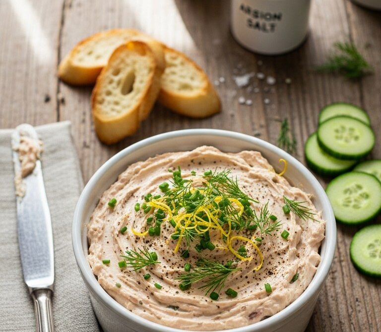 Smoked Trout Rillettes with Lemon and Horseradish