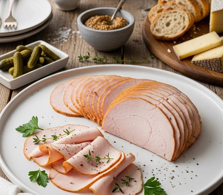 Smoked Turkey Breast Cold Cuts for Sandwiches and Boards