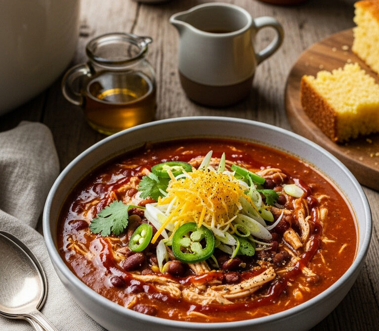 Smoky Barbecue Chicken and Bean Soup
