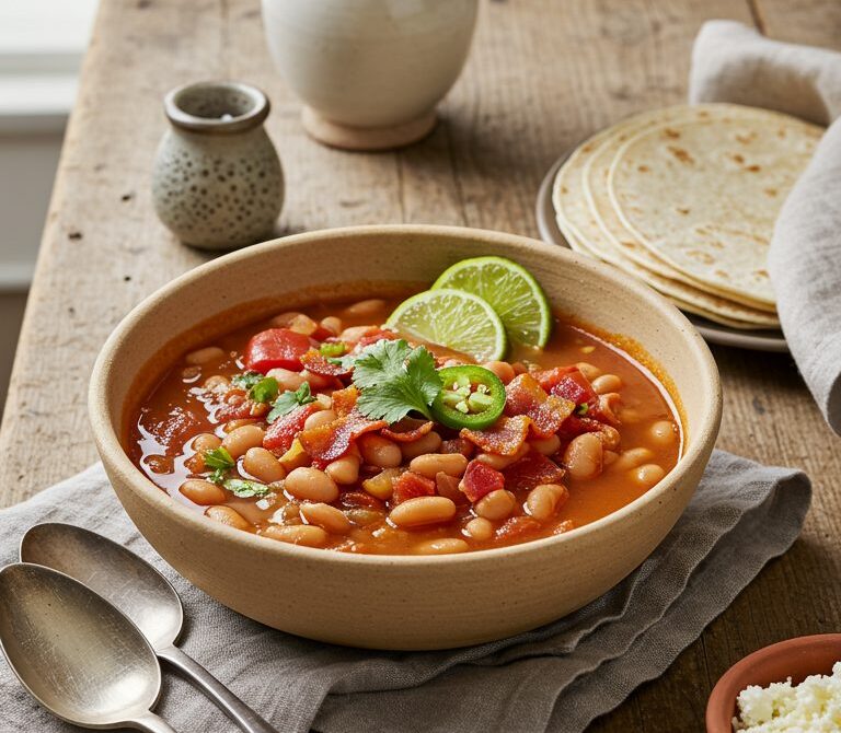 Smoky Frijoles Charros with Bacon and Jalapeños