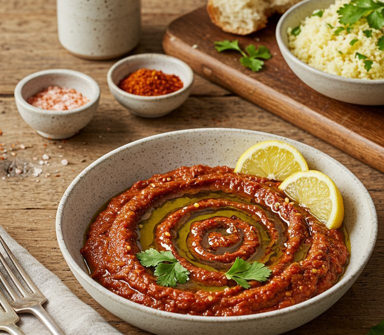Smoky Moroccan Zaalouk (Roasted Eggplant-Tomato Relish)