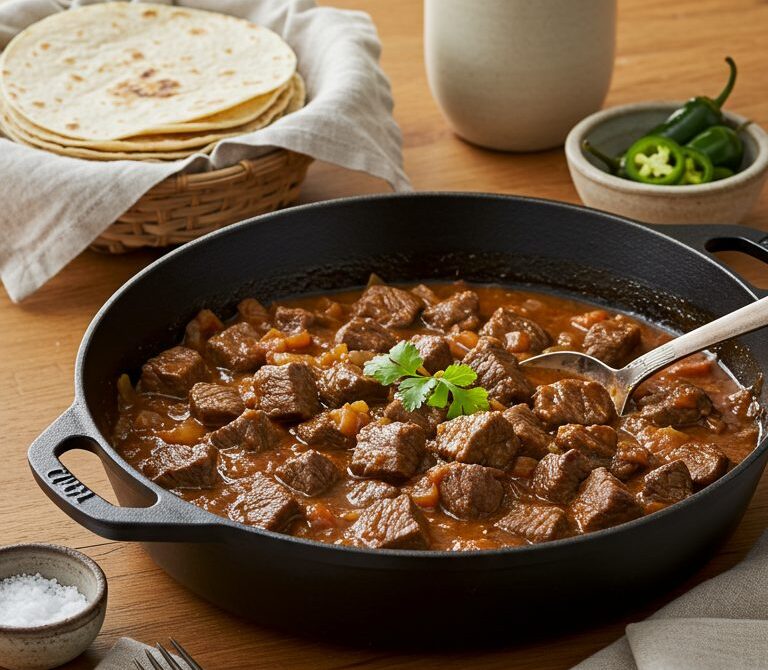 South Texas Carne Guisada with Silky Brown Gravy