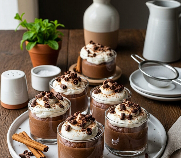 Spiced Hot Chocolate Mousse with Cinnamon and Chili
