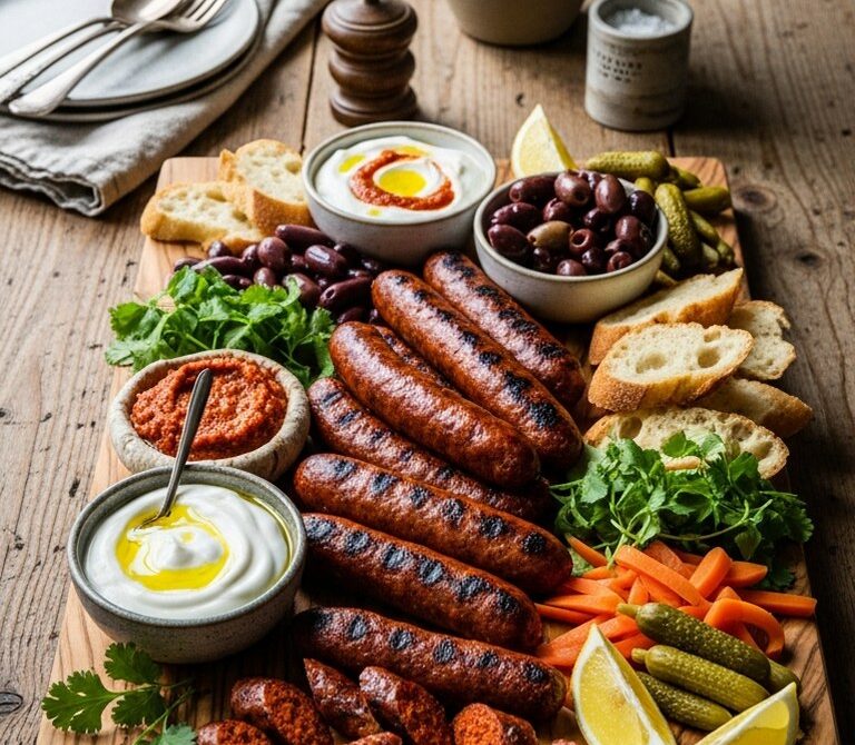 Spicy Lamb Merguez Sausages With Harissa and Cumin