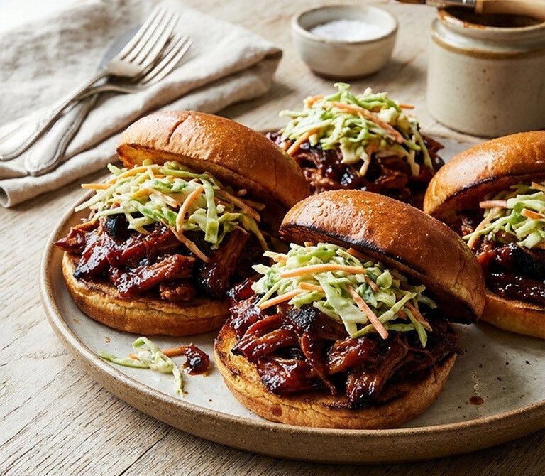 Sticky Molasses Chipotle BBQ Pulled Pork