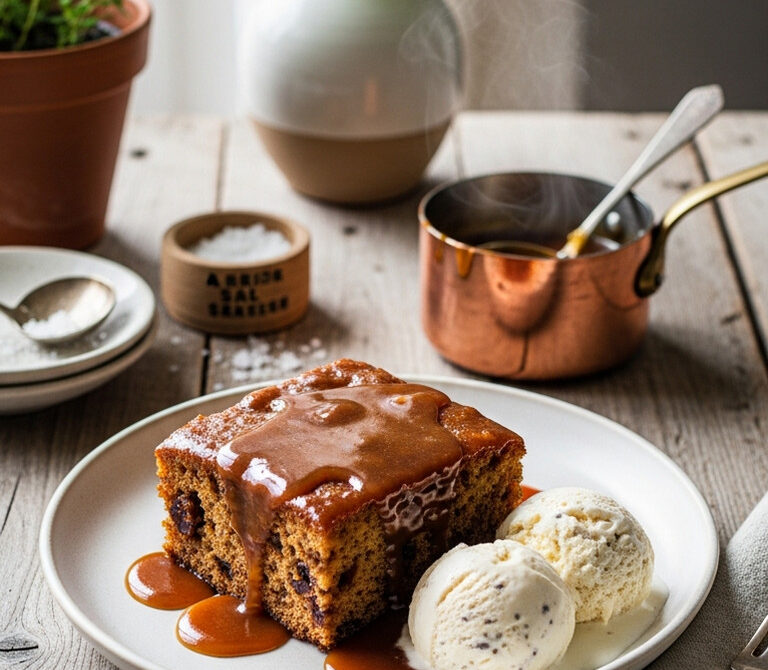 Sticky Toffee Pudding with Warm Toffee Sauce