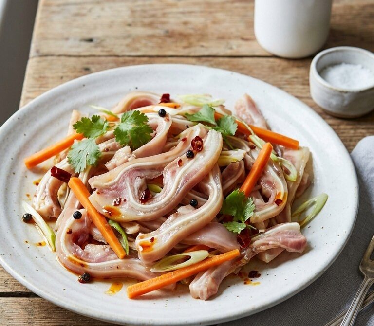 Tangy Pickled Pork Ears, Old-School Charcuterie Style