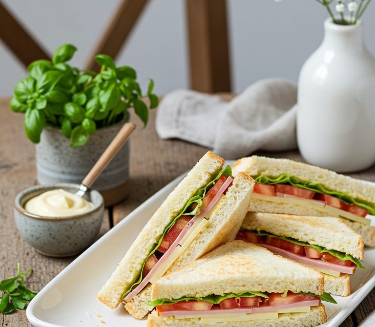 Triple Sándwich de Miga Party Triangles