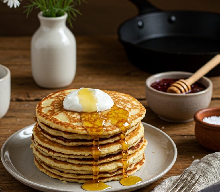 Ultra-Fluffy Kefir Pancakes (Oladi)