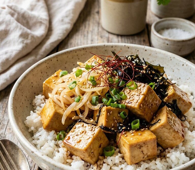 Vegetarian Hawaiian Tofu Poke Bowls