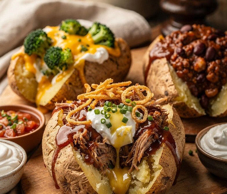 Build-Your-Own Baked Potato Bar With Tasty Toppings