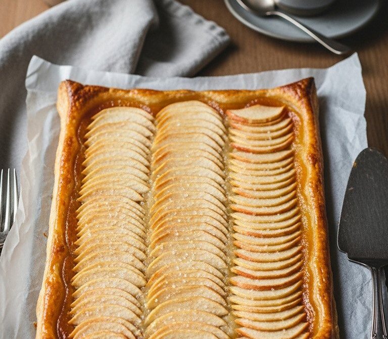 Caramelized French Apple Puff Pastry Tart