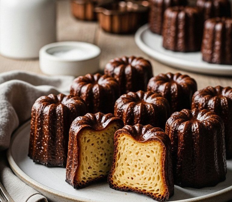 Classic Canelés de Bordeaux With Rum and Vanilla