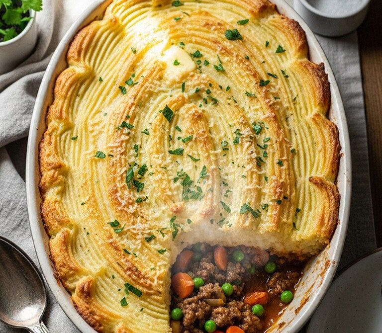 Classic Cottage Pie With Buttery Mashed Potato Topping