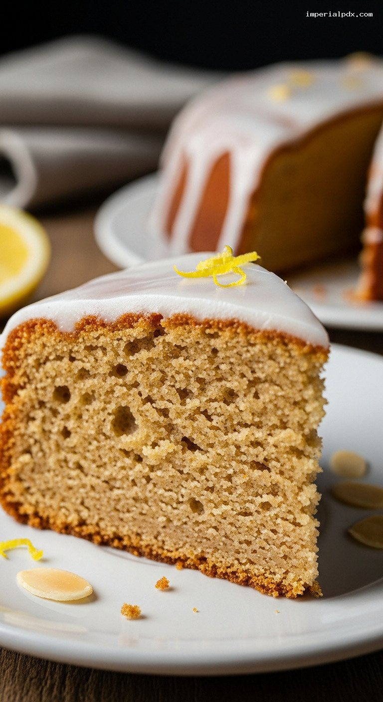 Classic Gâteau Nantais French Almond Rum Cake – Closeup
