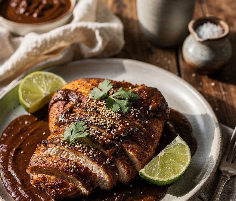 Cocoa-Chili Mole Sauce for Chicken, Enchiladas, and Vegetables