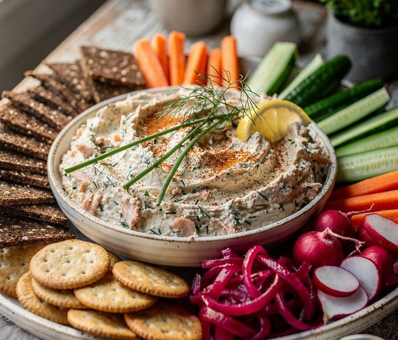 Creamy Smoked Trout Dip With Lemon, Dill, and Horseradish