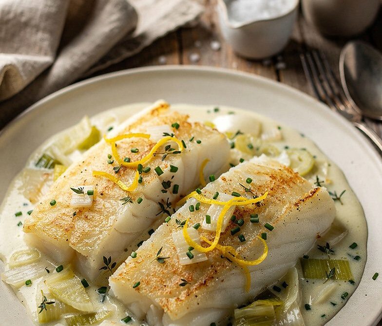 Creamy White Wine Leek Sauce for Chicken, Cod, or Noodles